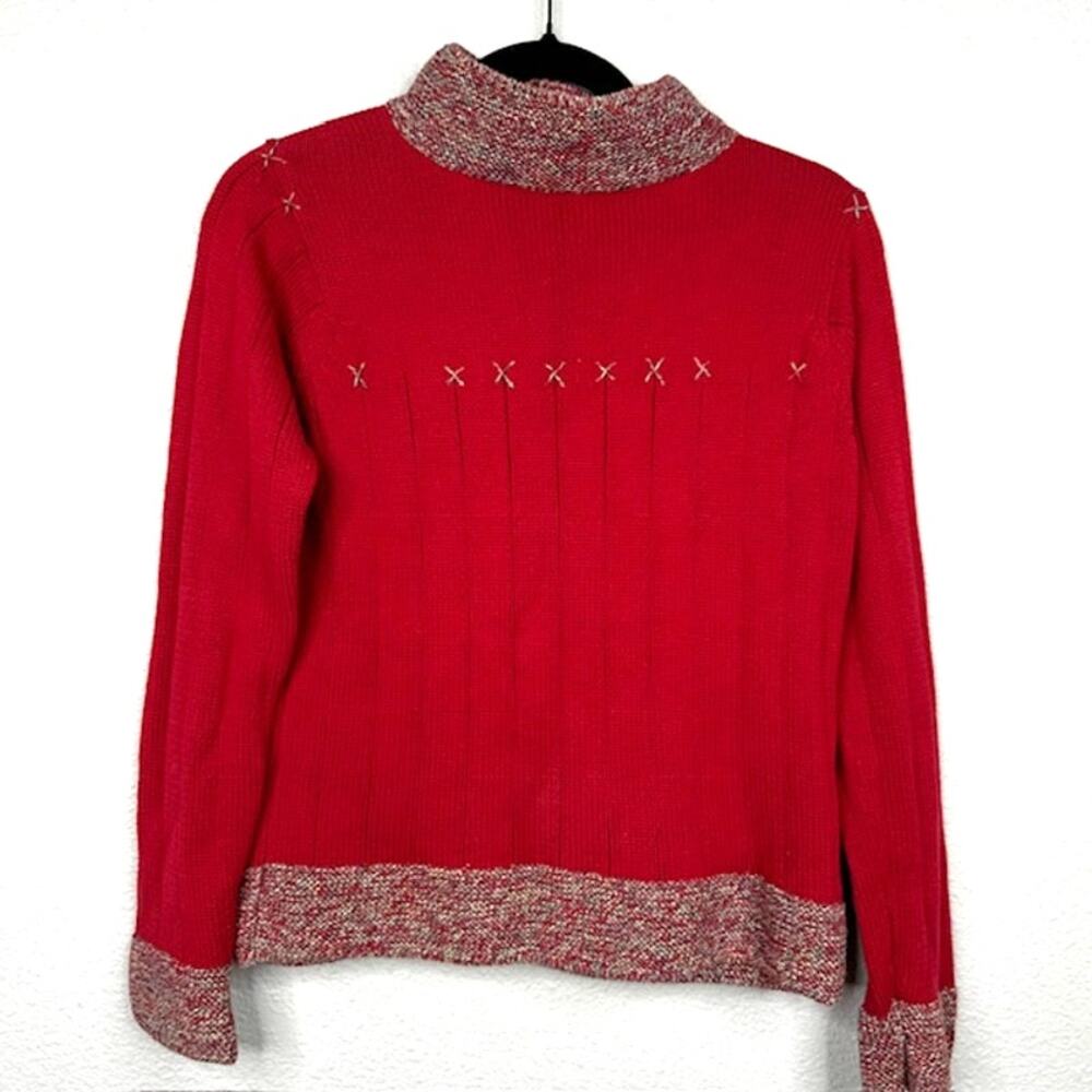 david brookes Petite Small Hand Knit Custom Sweater Rust